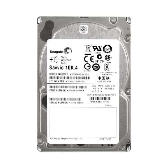 SEAGATE SAVVIO 10K.4 600GB 10K SAS-2 2.5'' ST9600204SS