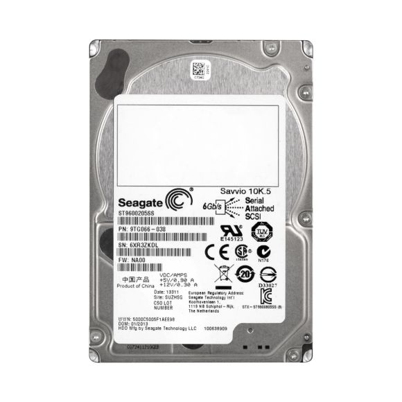 SEAGATE SAVVIO 10K.5 600GB 10K 64MB SAS-2 2.5'' ST9600205SS