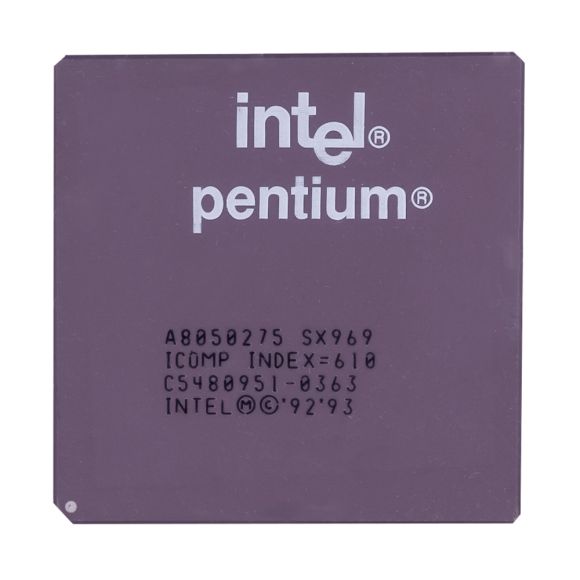 INTEL PENTIUM A80502-75 75MHz SX969 SOCKET 7