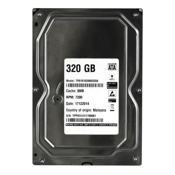 HDD 320GB 7.2K 8MB SATA 3.5'' TP010102000320A