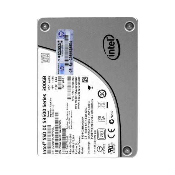 HP 717968-004 300GB MLC SATA III 2.5'' VK0300GDUQV