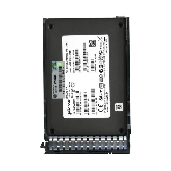 HP 764913-003 765015-001 480GB MLC SATA III 2.5'' VK0480GEFJH