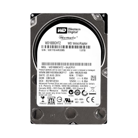 WD 1TB VelociRaptor WD1000CHTZ 10K RPM 64MB SATA3