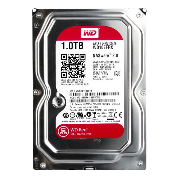 DYSK WD RED 1TB 64MB SATA/600 WD10EFRX 3.5"