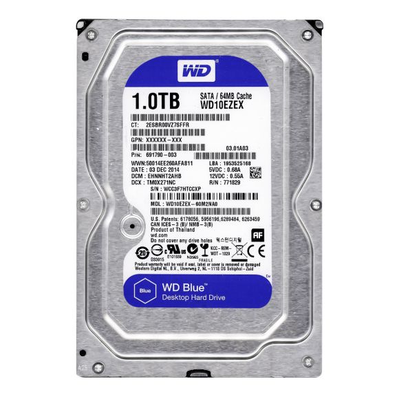 WESTERN DIGITAL WD10EZEX 1TB 64MB 7200RPM 3.5''