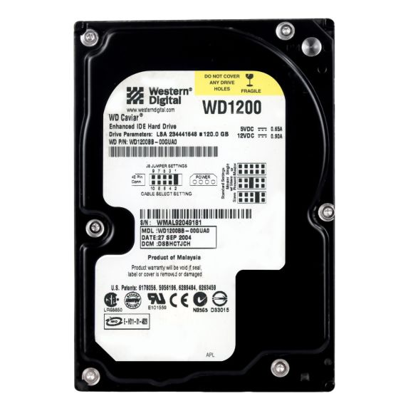 WD CAVIAR 120GB 7.2K 2MB ATA 3.5'' WD1200BB