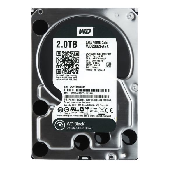 WESTERN DIGITAL WD2002FAEX 2 TB 64 MB 3.5" SATA