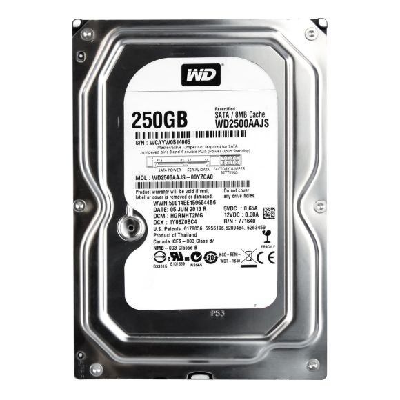 WD CAVIAR SE 250GB 7.2K SATA II 8MB 3.5'' WD2500AAJS