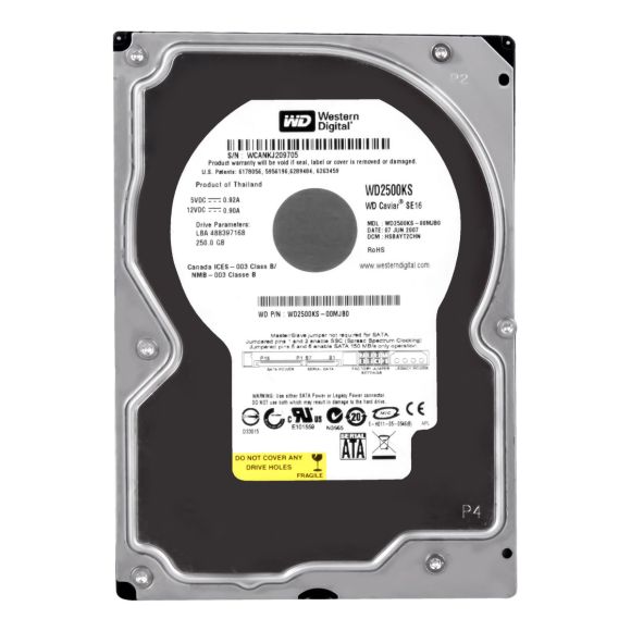 HDD WESTERN DIGITAL WD2500KS 250GB CAVIAR 7.2K 16MB SATA 3.5"