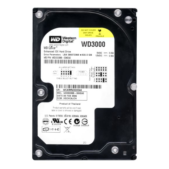 WESTERN DIGITAL WD3000BB 30GB 7200RPM 2MB ATA