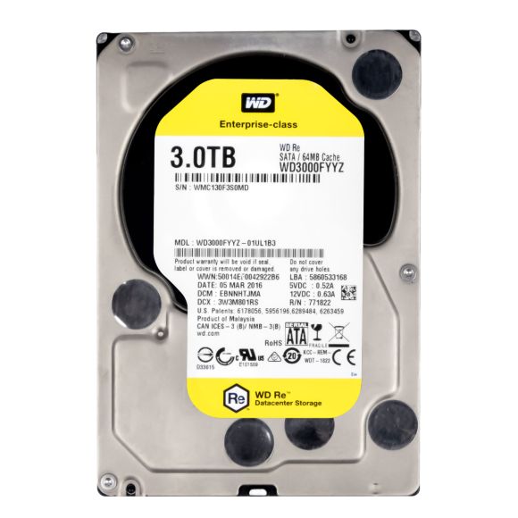 DYSK WD RE WD3000FYYZ 3TB SATA 3 6Gb/s 64MB 3.5"