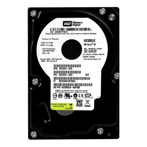 WD CAVIAR SE 300GB SATA II 7.2K 8MB 3.5'' WD3000JS