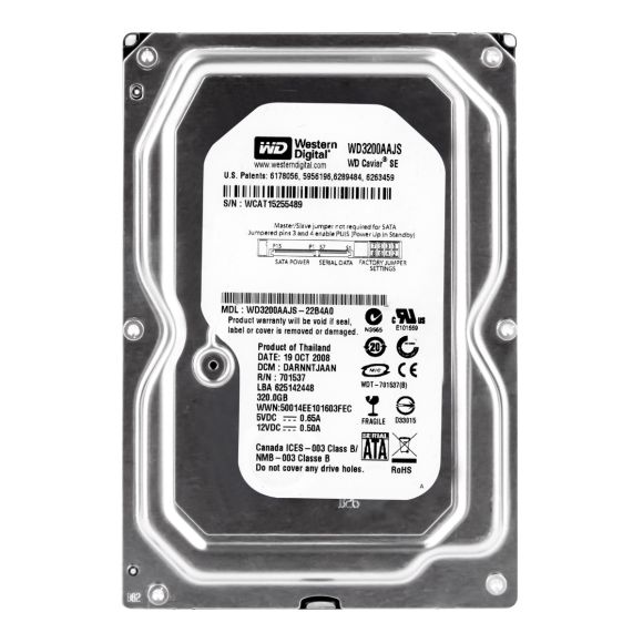 WD CAVIAR SE 320GB 7.2K 8MB SATA II 3.5'' WD3200AAJS