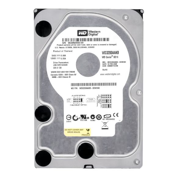 WD CAVIAR SE16 320GB ATA 7.2K 16MB 3.5'' WD3200AAKB