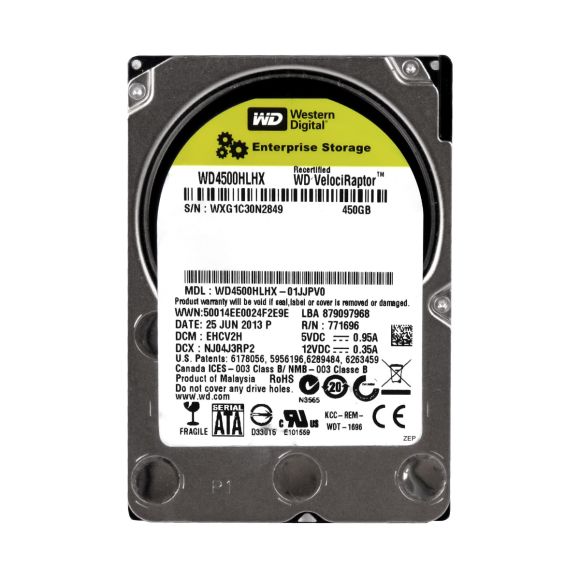 WD VelociRaptor 450GB 10K 32MB SATA III 2.5'' WD4500HLHX