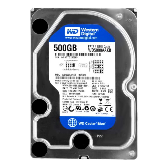 WD CAVIAR BLUE 500GB 7.2K 16MB ATA 3.5'' WD5000AAKB