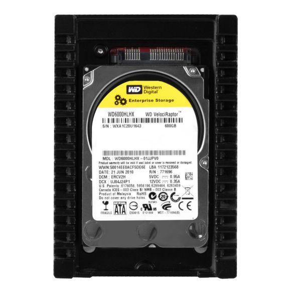 WD 600GB VELOCIRAPTOR WD6000HLHX SATA III 10K 32MB