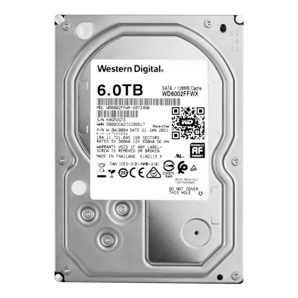 WD RED PRO 6TB SATA III 7.2K 128MB 3.5'' WD6002FFWX