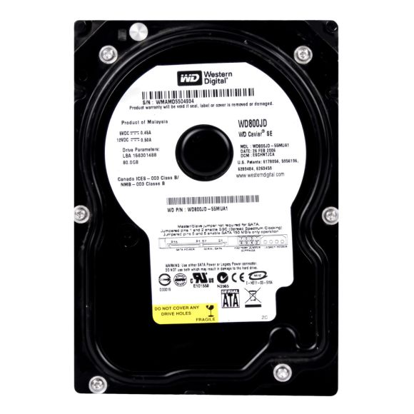 WD CAVIAR SE 80GB 7.2K 8MB SATA II 3.5'' WD800JD