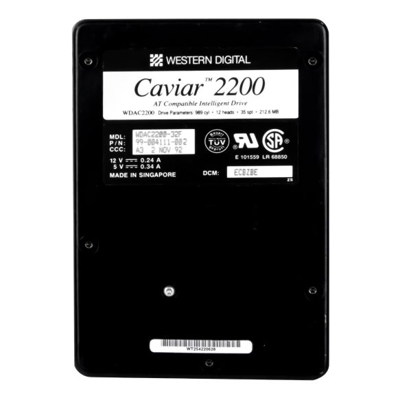 WD CAVIAR 2200 212MB 3652RPM ATA 3.5'' WDAC2200-32F