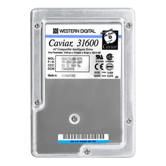 WD CAVIAR 31600 1.6GB 5.2K ATA 3.5'' WDAC31600-07H